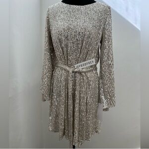 Jay Godfrey Silver Dress